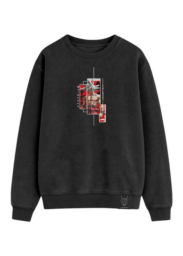 Crewneck Goku Ultra Instinto Recuadros