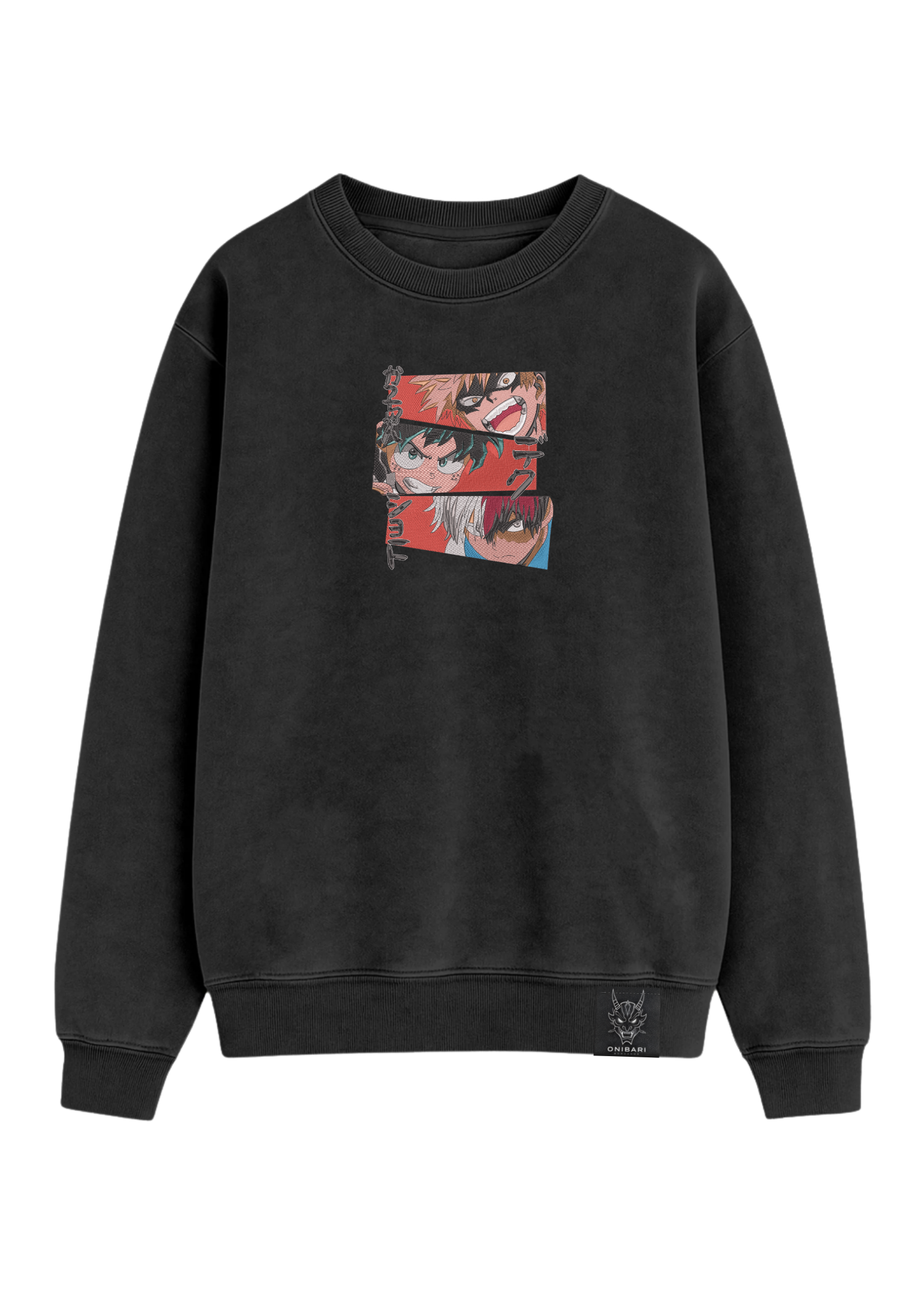 Crewneck Midoriya, Bakugo & Todoroki