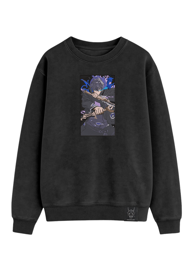 Crewneck Solo Leveling Sung Jin Woo Rectángulo
