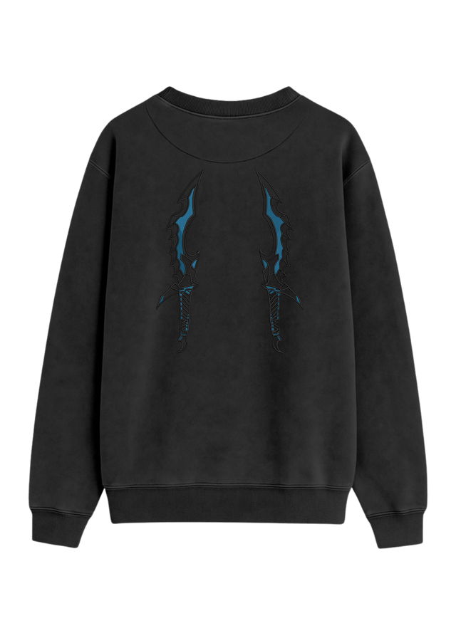Crewneck Solo Leveling Sung Jin Woo Ojos Y Dagas