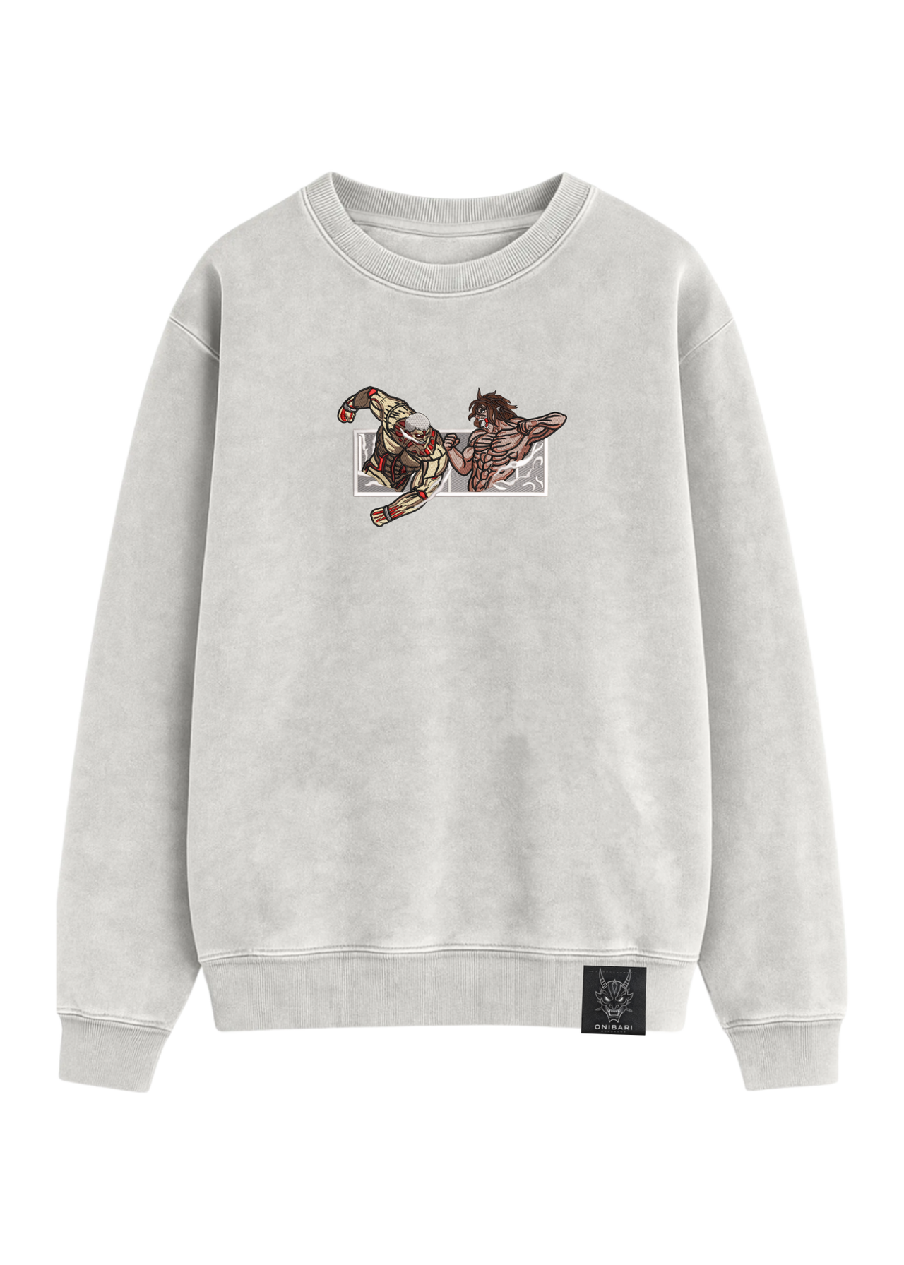 Crewneck Titán De Ataque VS Titán Acorazado