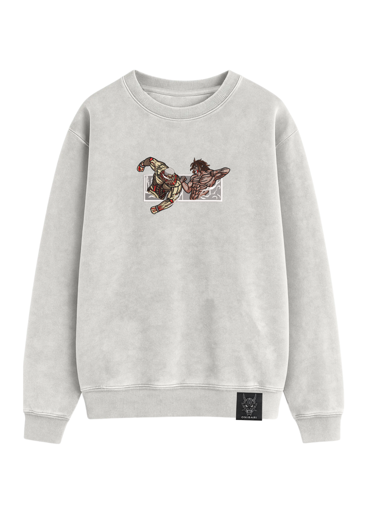 Crewneck Titán De Ataque VS Titán Acorazado