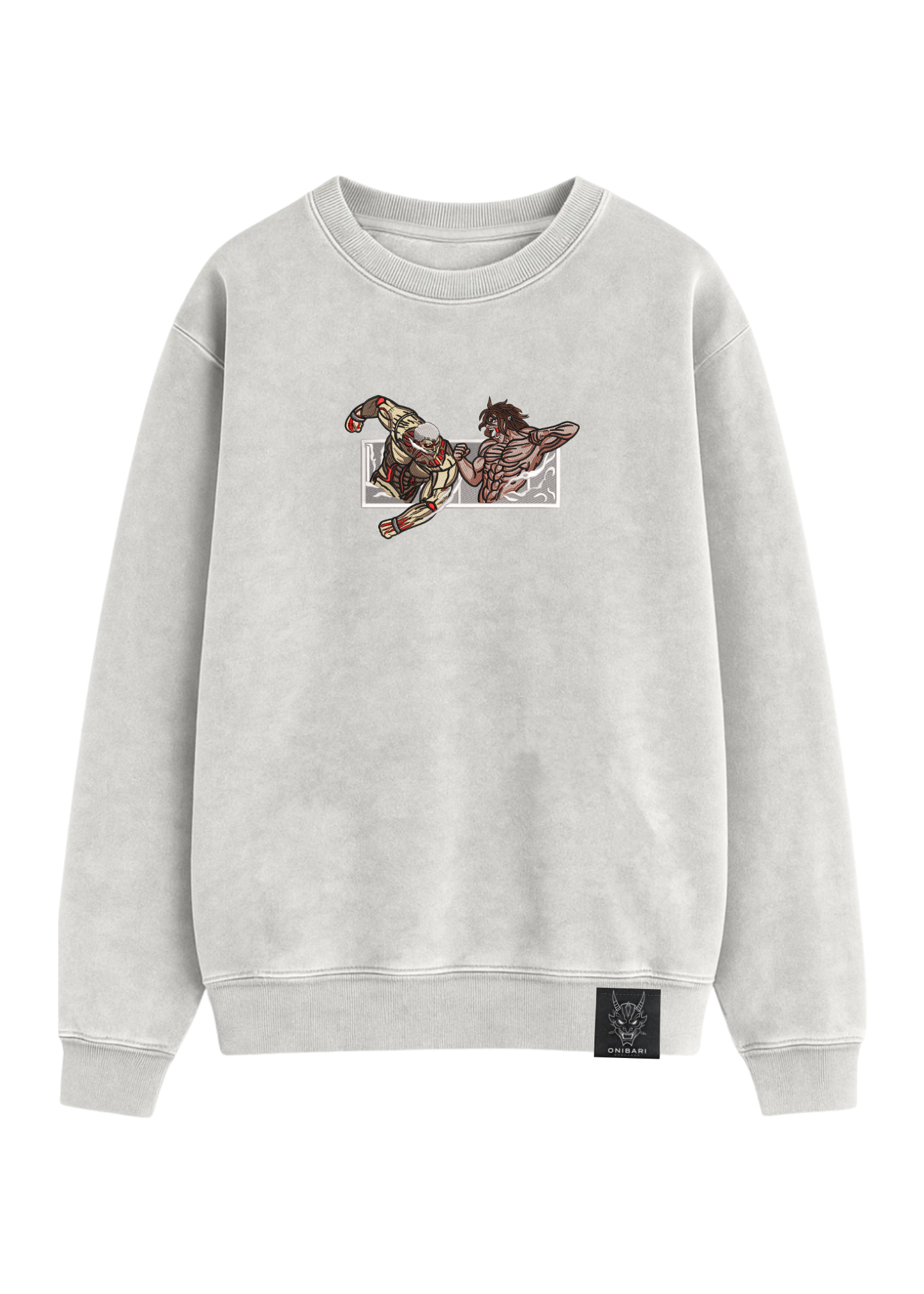 Crewneck Titán De Ataque VS Titán Acorazado