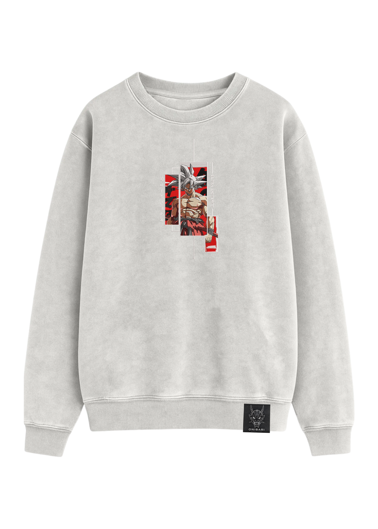 Crewneck Goku Ultra Instinto Recuadros