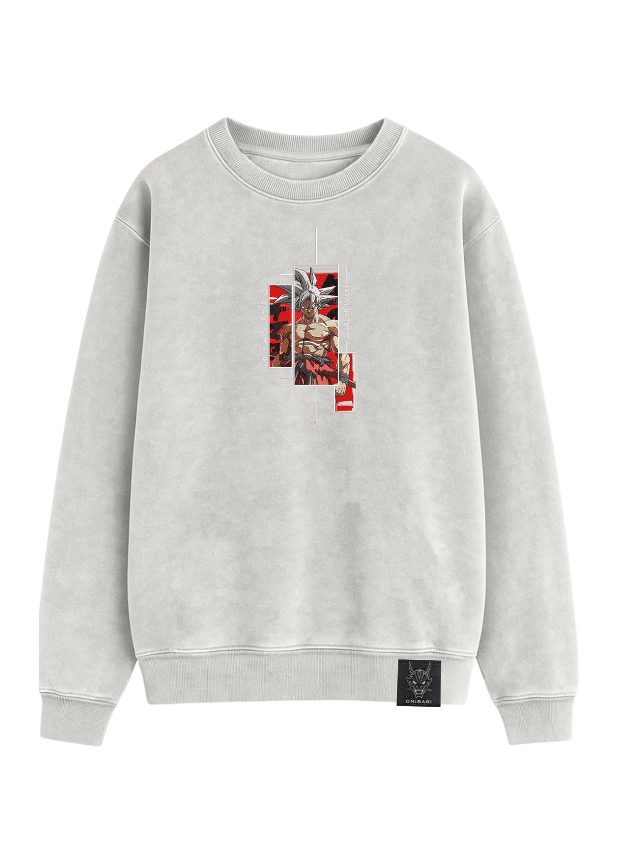 Crewneck Goku Ultra Instinto Recuadros