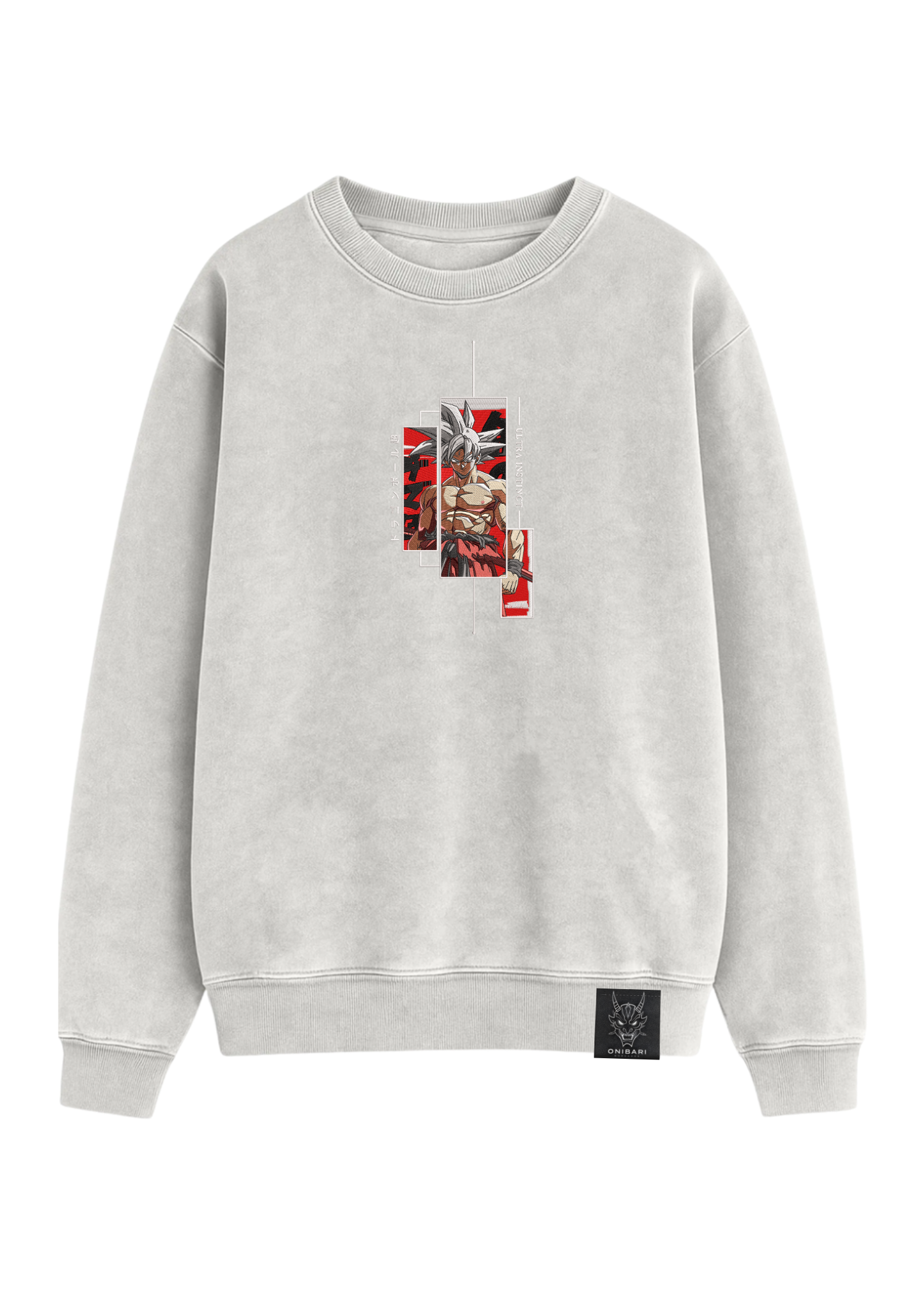 Crewneck Goku Ultra Instinto Recuadros