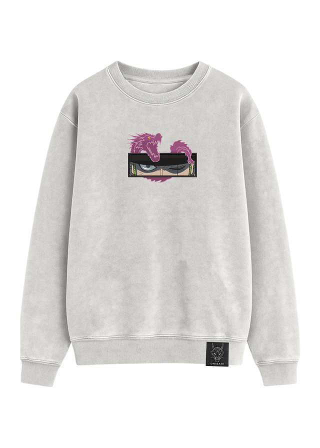 Crewneck Zoro Roronoa Ojos Dragón