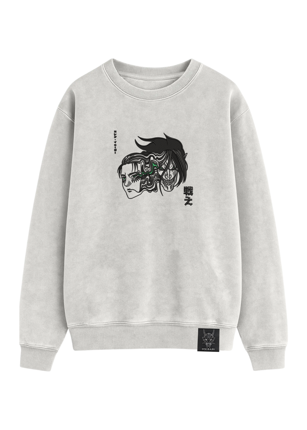 Crewneck Eren Yeager & Titán De Ataque