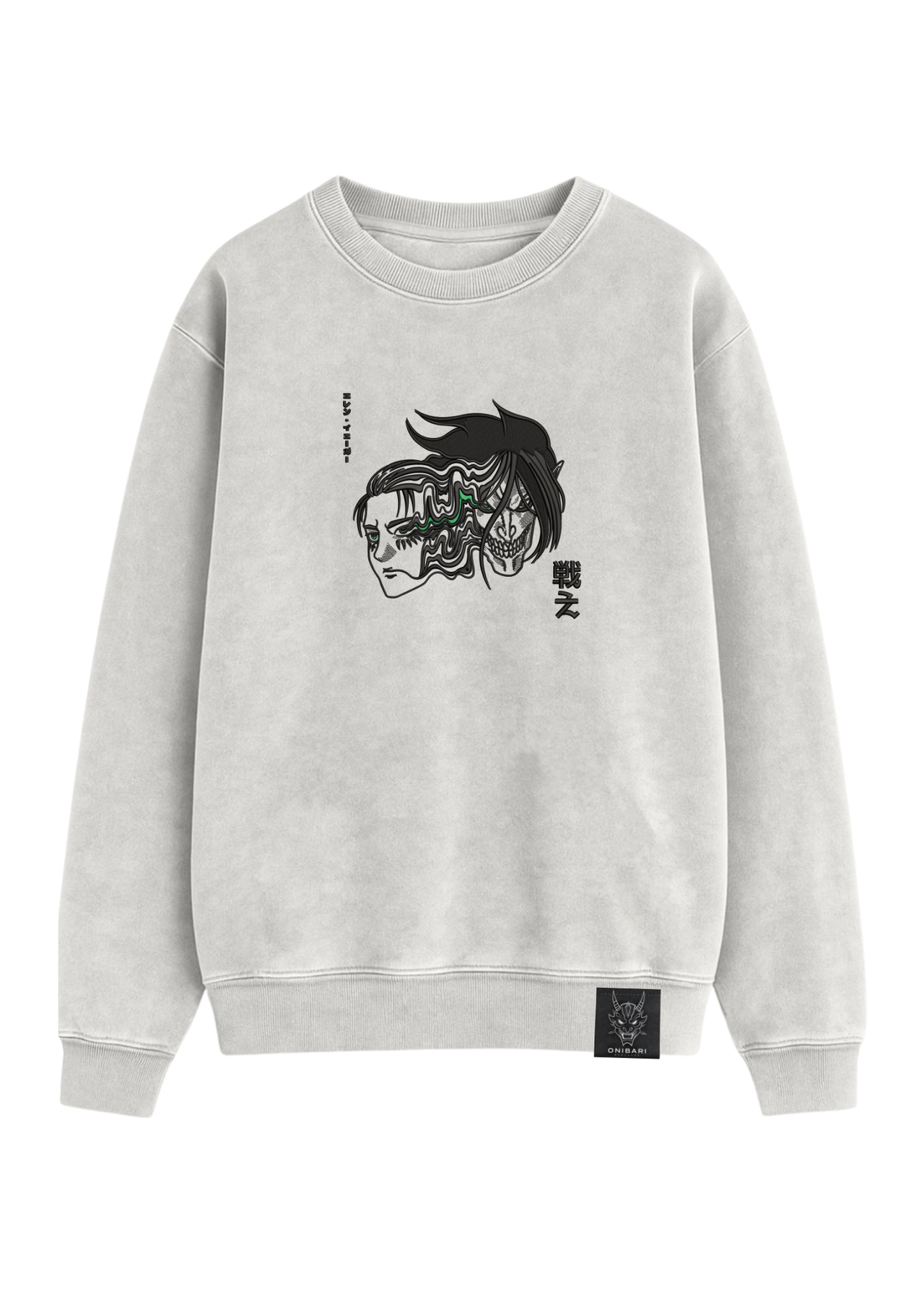 Crewneck Eren Yeager & Titán De Ataque