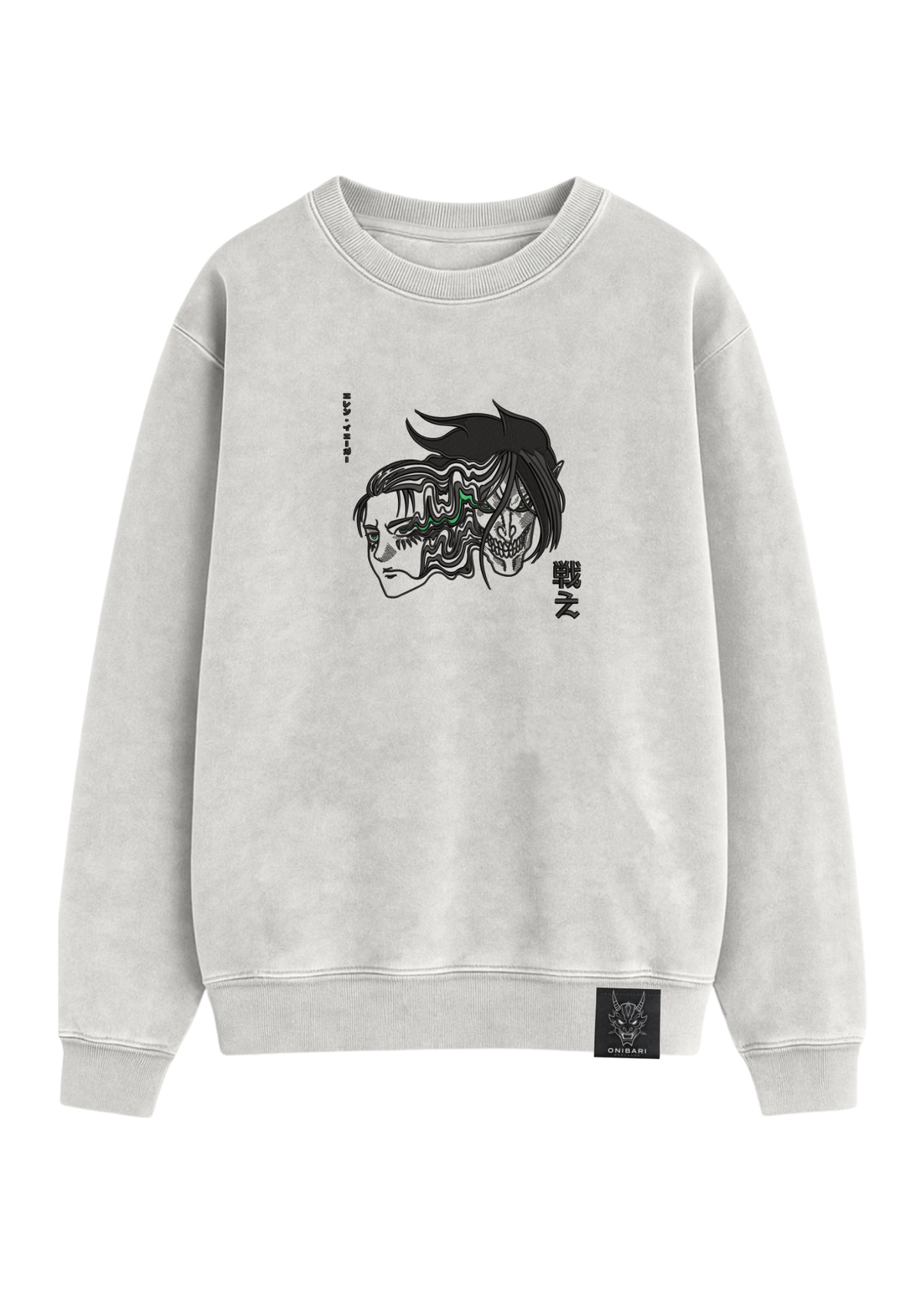 Crewneck Eren Yeager & Titán De Ataque