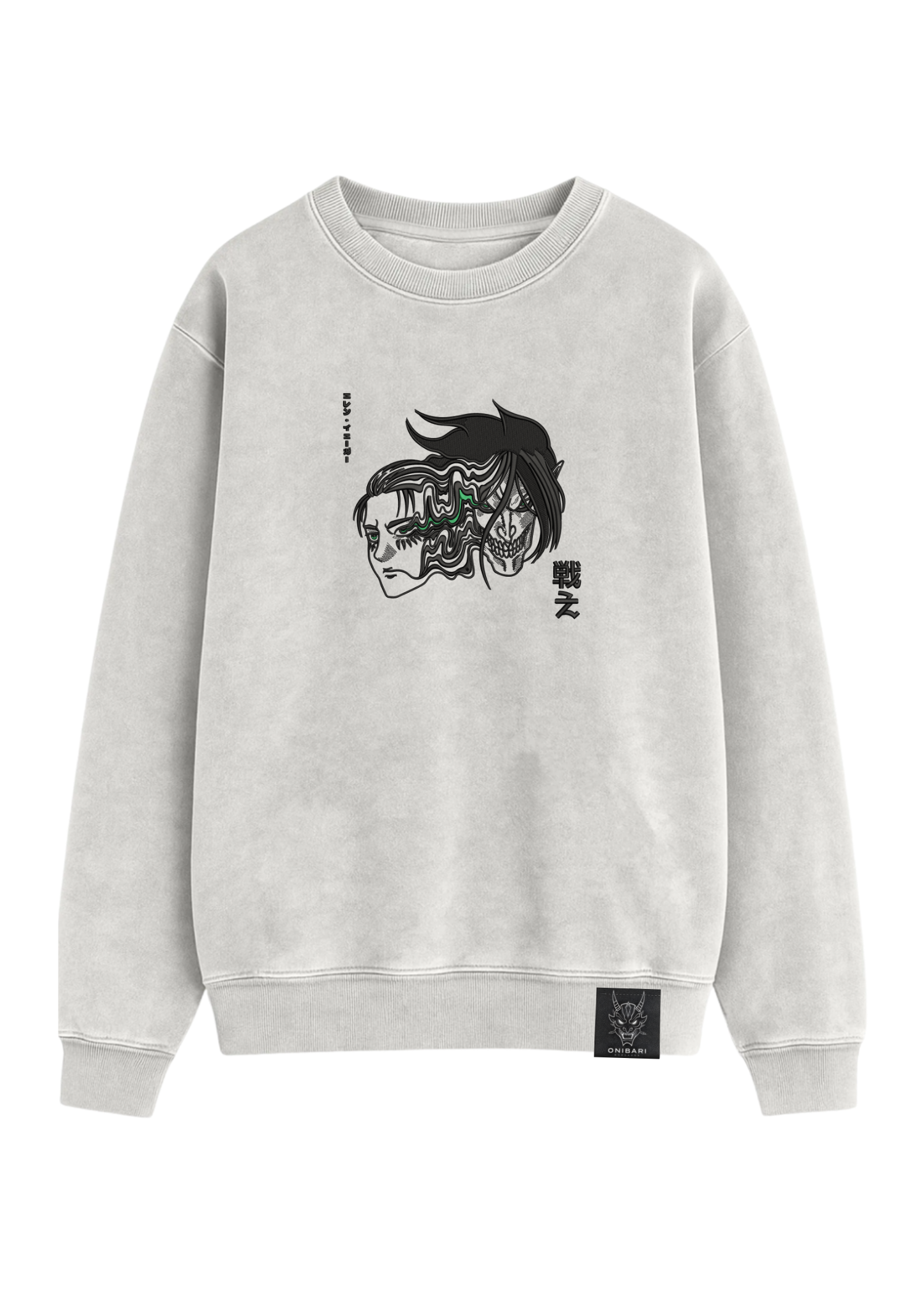 Crewneck Eren Yeager & Titán De Ataque