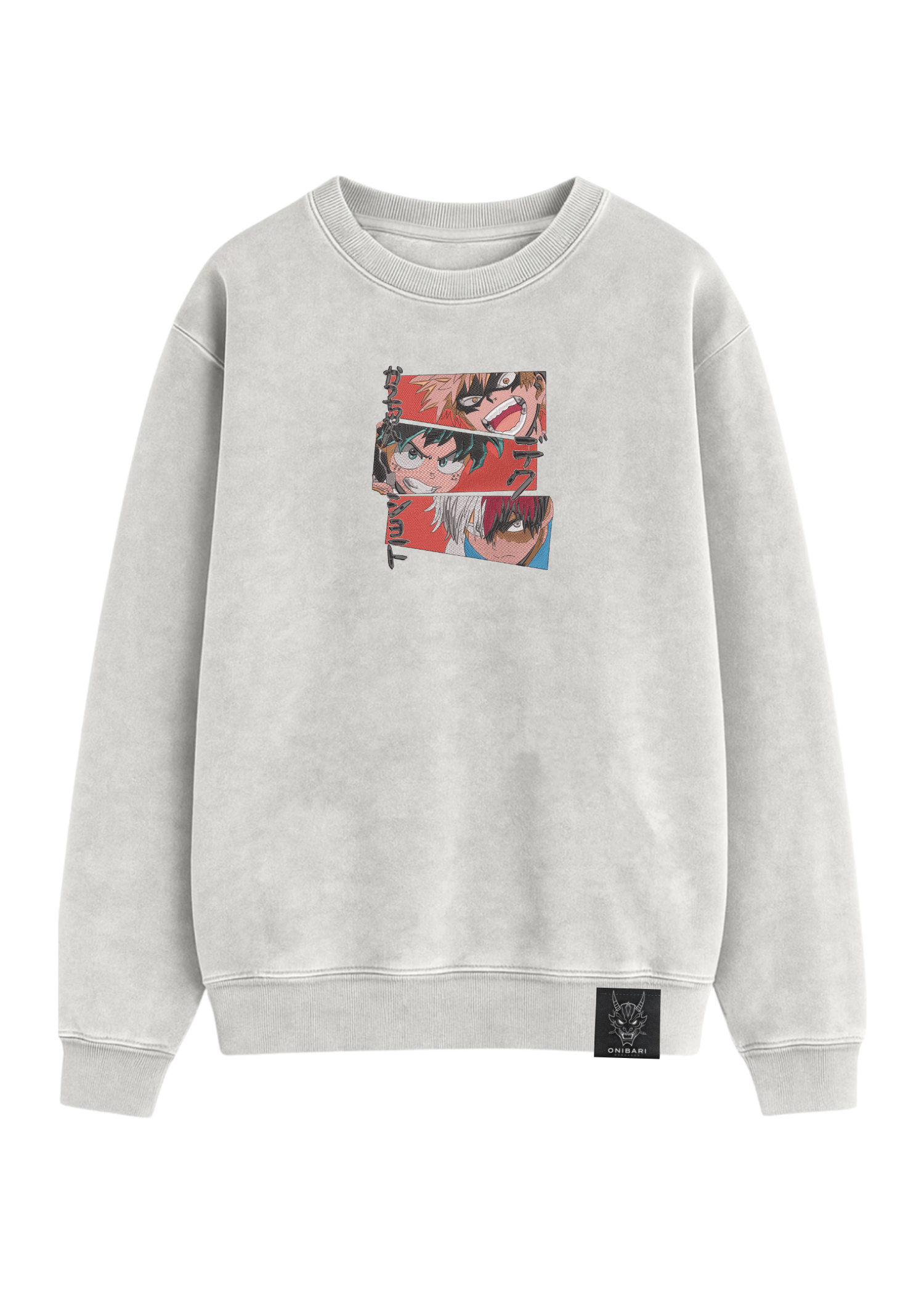 Crewneck Midoriya, Bakugo & Todoroki