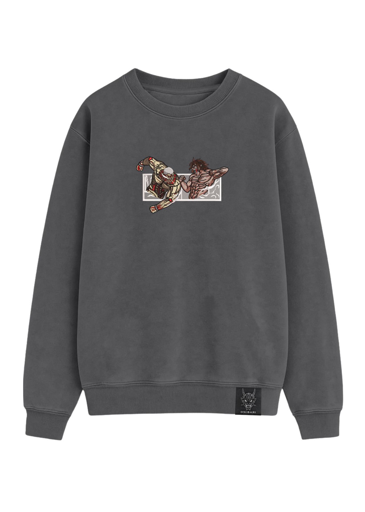 Crewneck Titán De Ataque VS Titán Acorazado