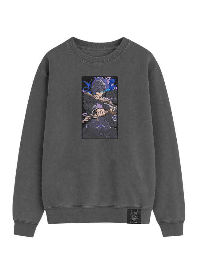 Crewneck Solo Leveling Sung Jin Woo Rectángulo