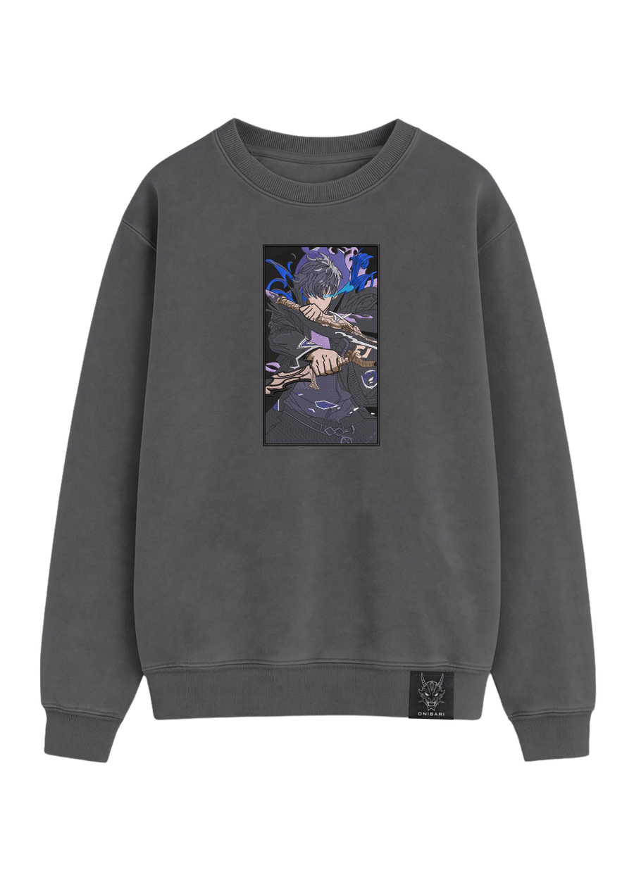 Crewneck Solo Leveling Sung Jin Woo Rectángulo