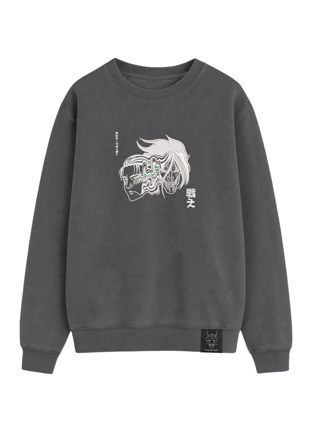 Crewneck Eren Yeager & Titán De Ataque