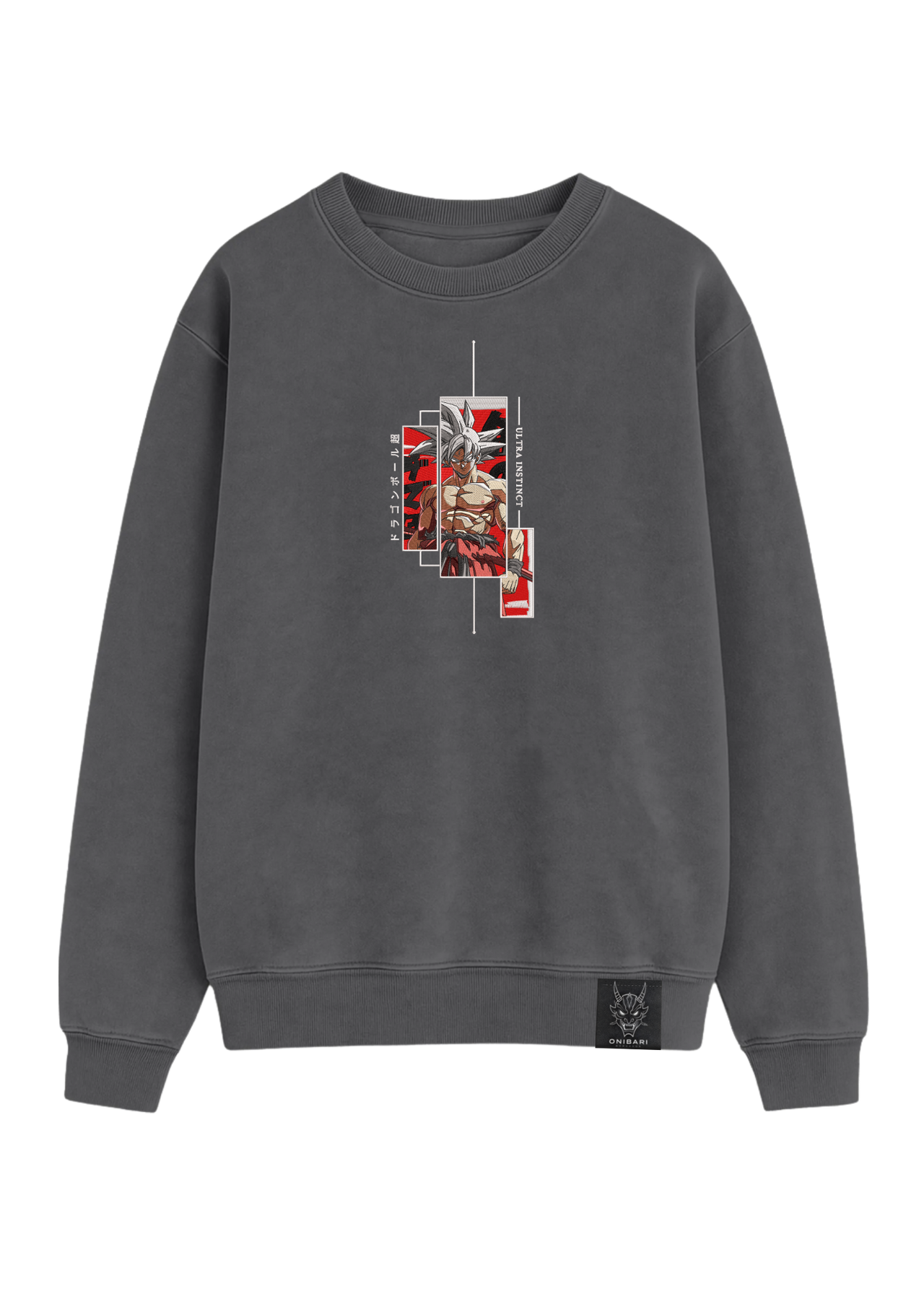 Crewneck Goku Ultra Instinto Recuadros