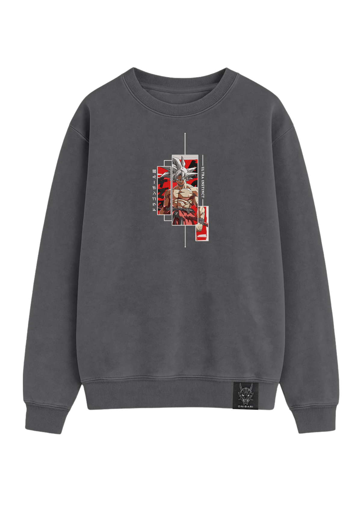 Crewneck Goku Ultra Instinto Recuadros