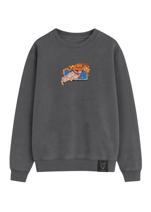 Crewneck Portgas D. Ace Puño De Fuego