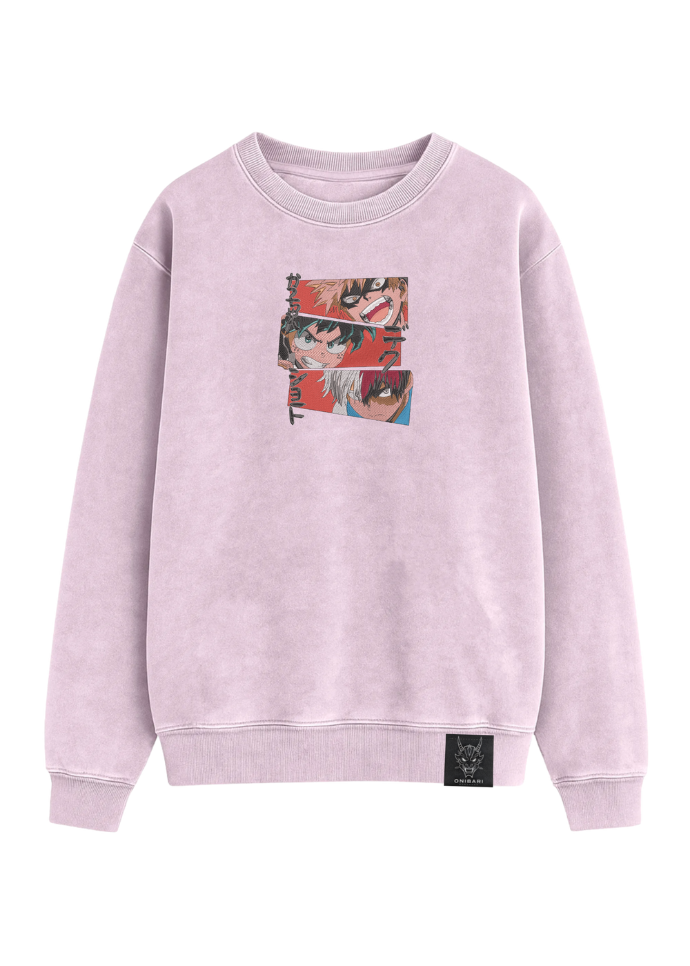 Crewneck Midoriya, Bakugo & Todoroki