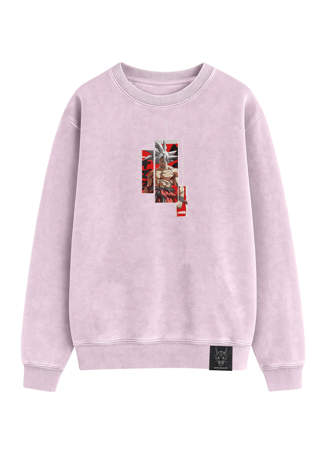 Crewneck Goku Ultra Instinto Recuadros