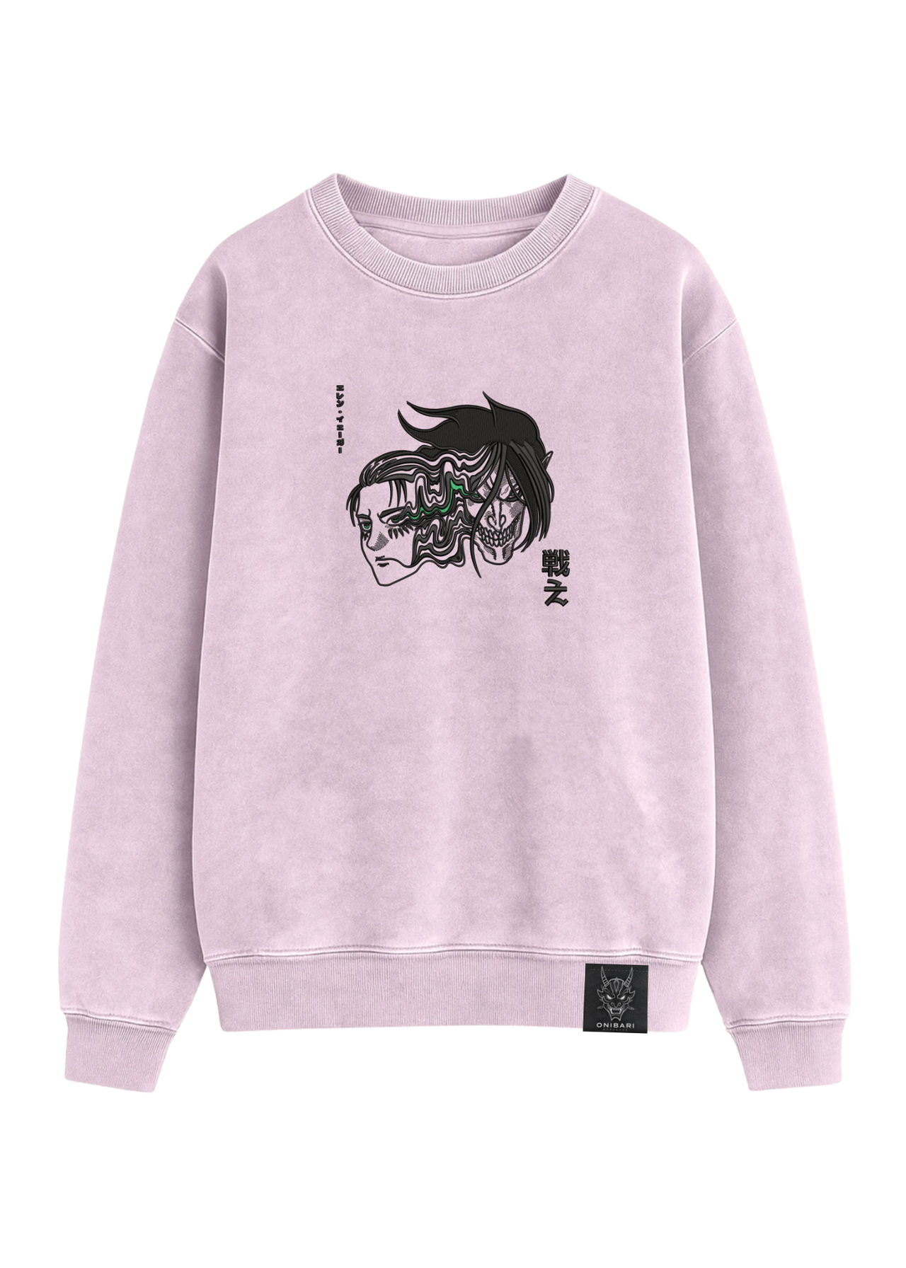 Crewneck Eren Yeager & Titán De Ataque