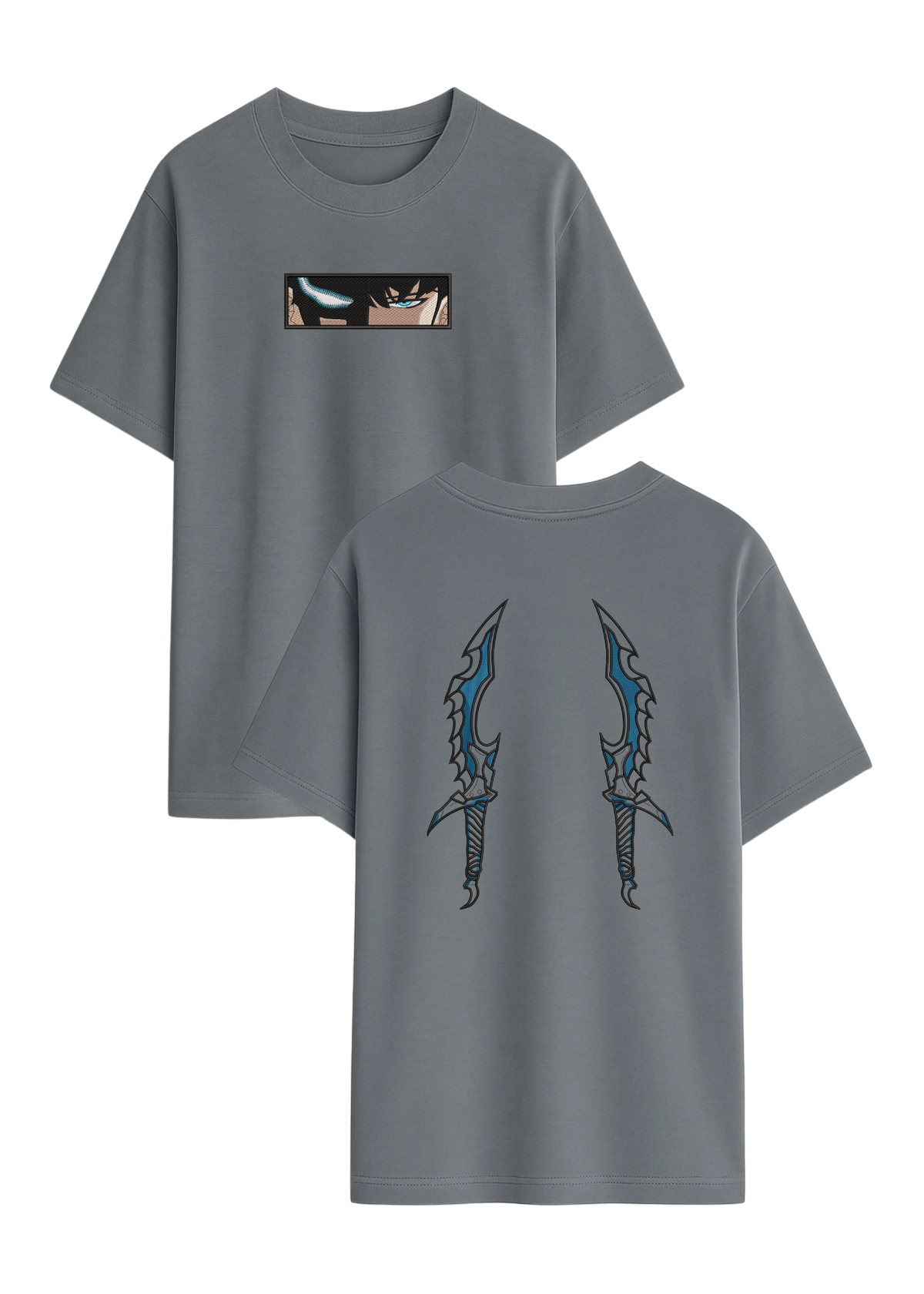 Camiseta Solo Leveling Sung Jin Woo Ojos Y Dagas