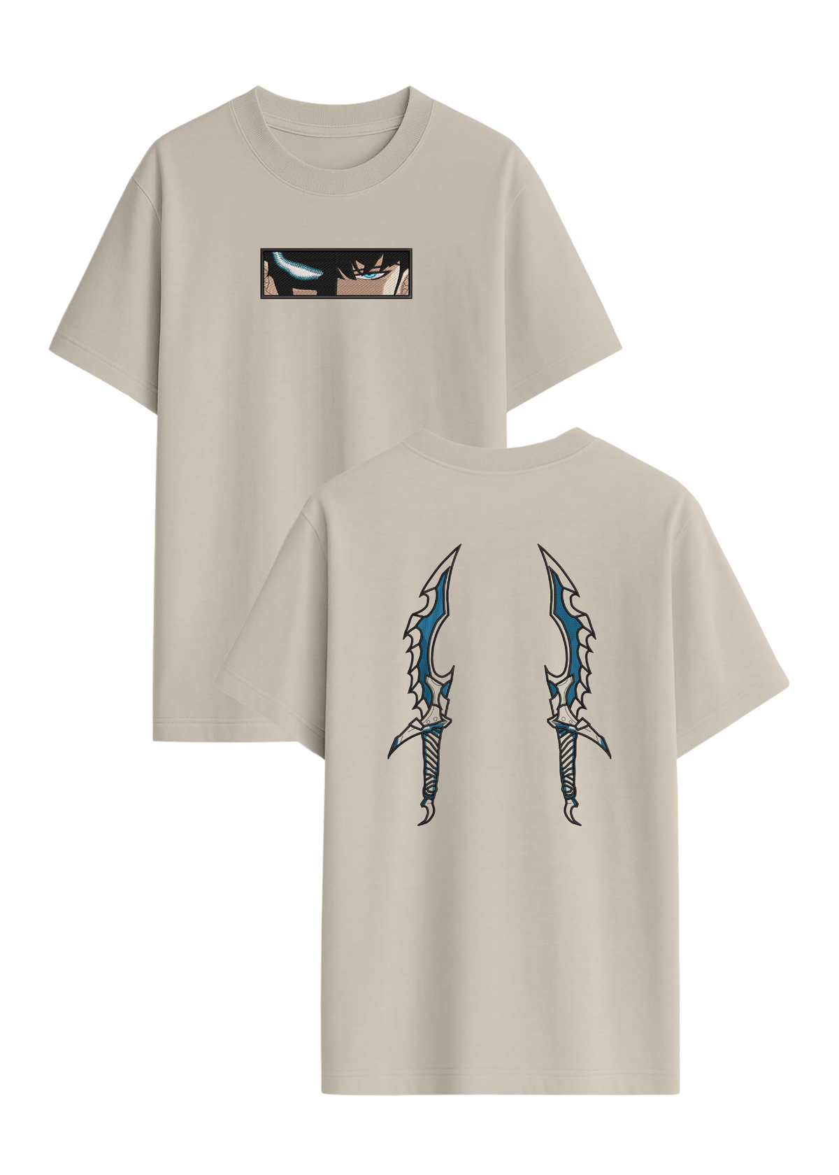 Camiseta Solo Leveling Sung Jin Woo Ojos Y Dagas