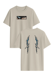 Camiseta Solo Leveling Sung Jin Woo Ojos Y Dagas