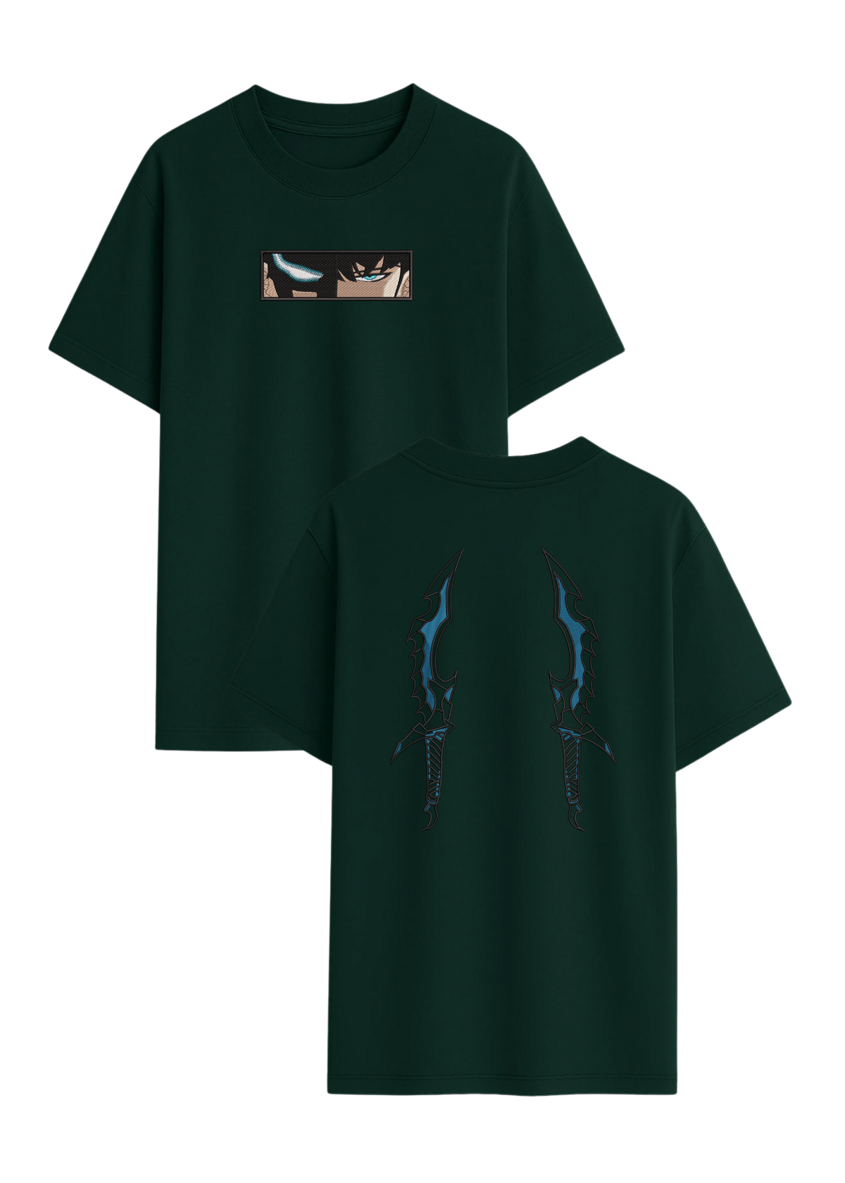 Camiseta Solo Leveling Sung Jin Woo Ojos Y Dagas
