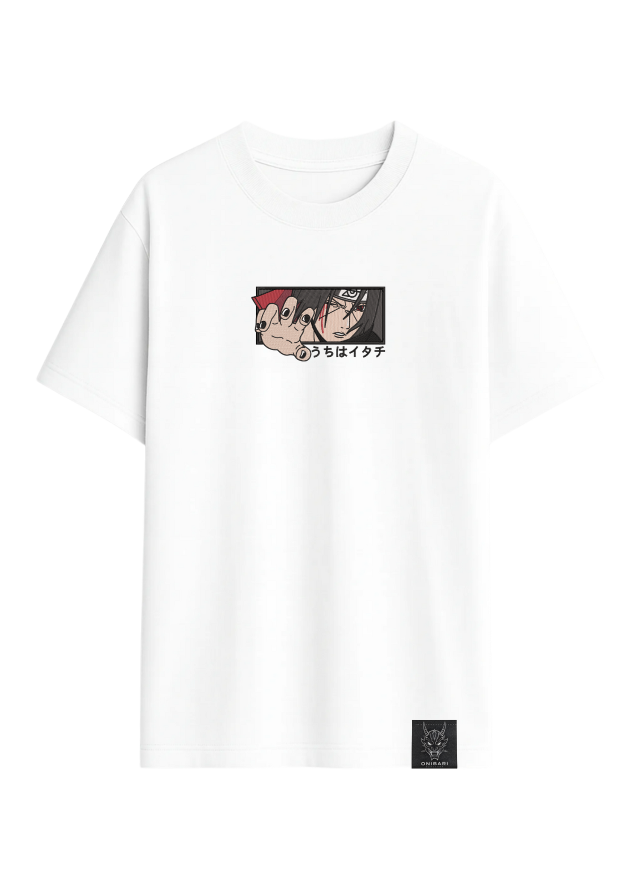 Camiseta Itachi Uchiha Amaterasu Recuadro