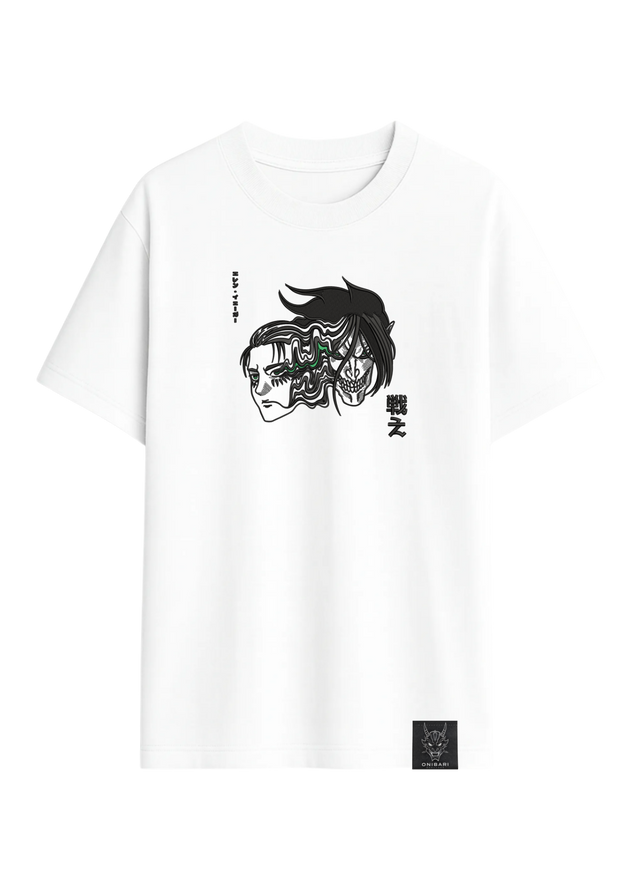 Camiseta Eren Yeager & Titán De Ataque
