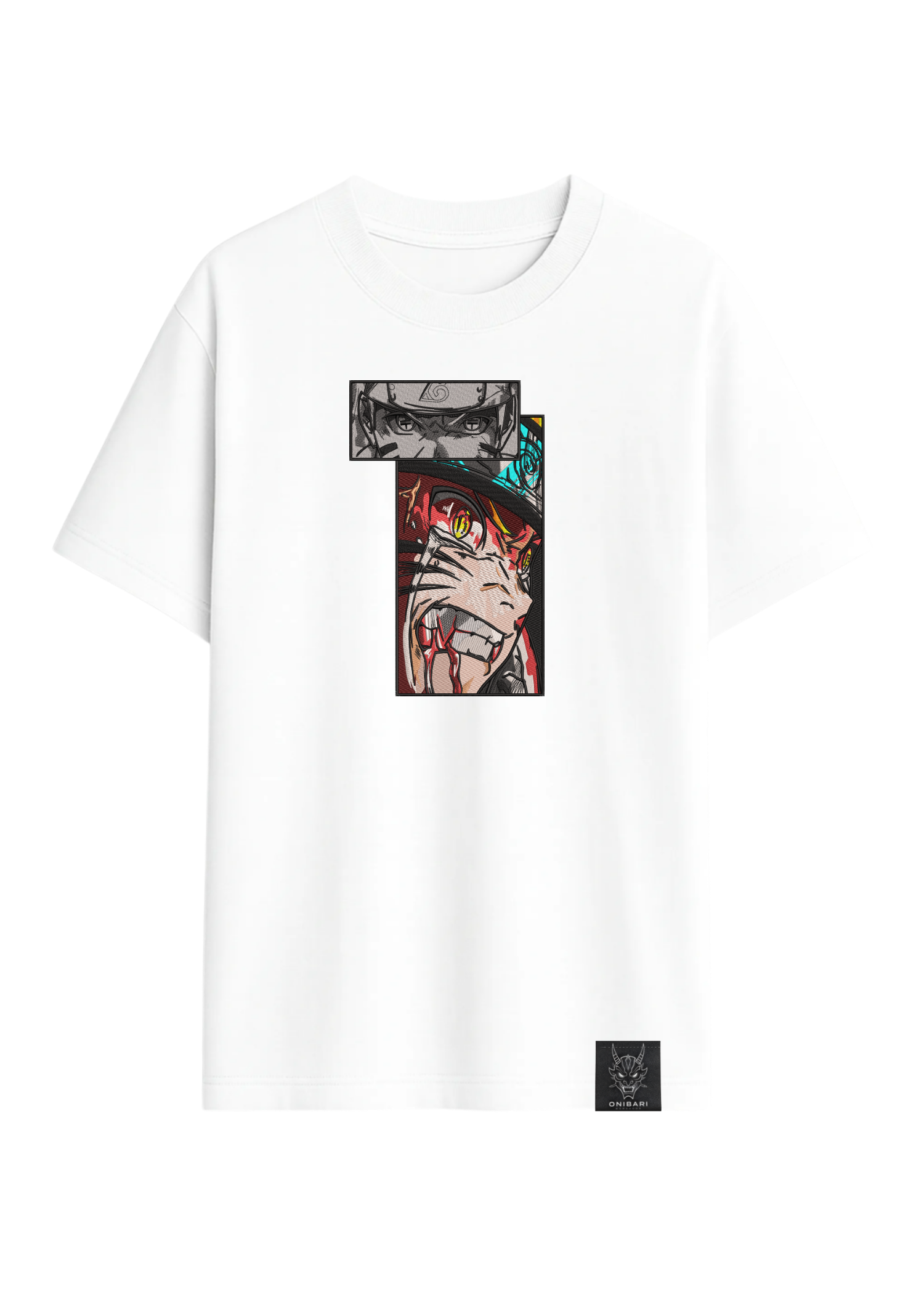 Camiseta Naruto Recuadros