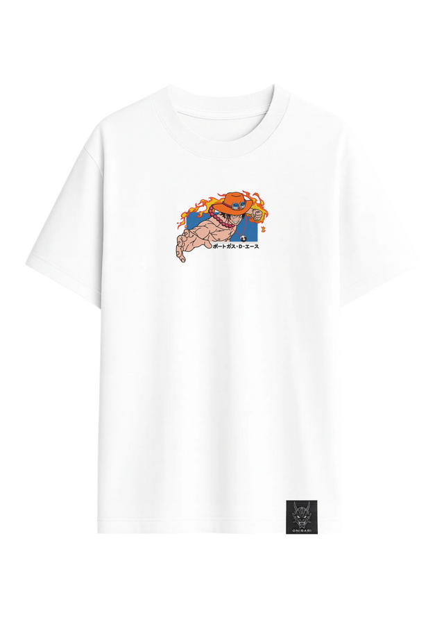 Camiseta Portgas D. Ace Puño De Fuego
