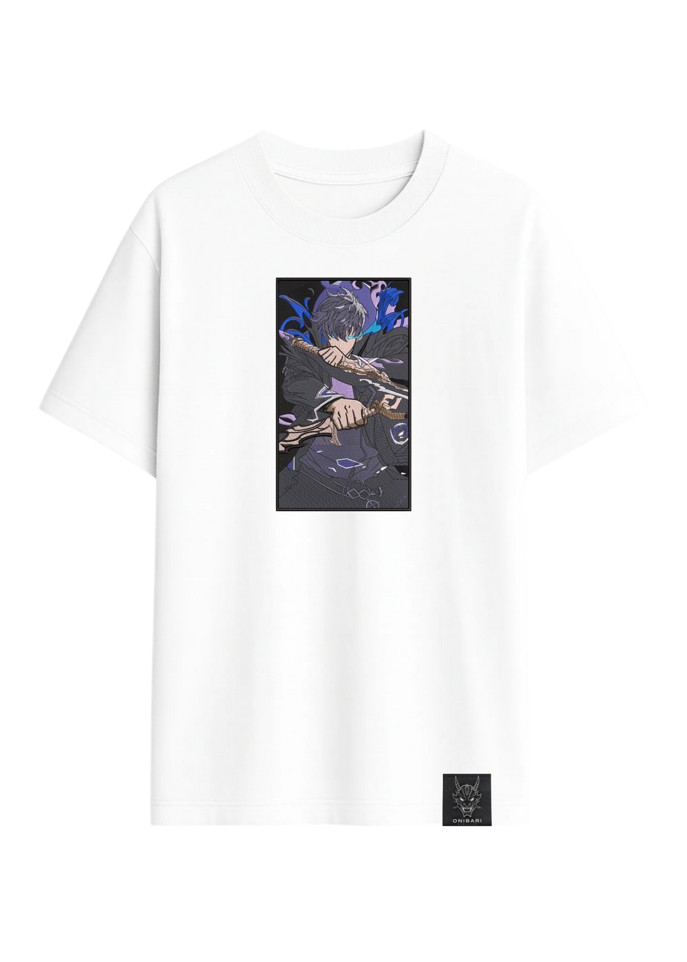 Camiseta Solo Leveling Sung Jin Woo Rectángulo
