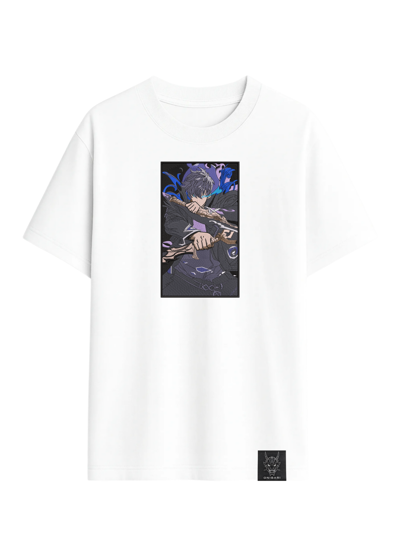 Camiseta Solo Leveling Sung Jin Woo Rectángulo