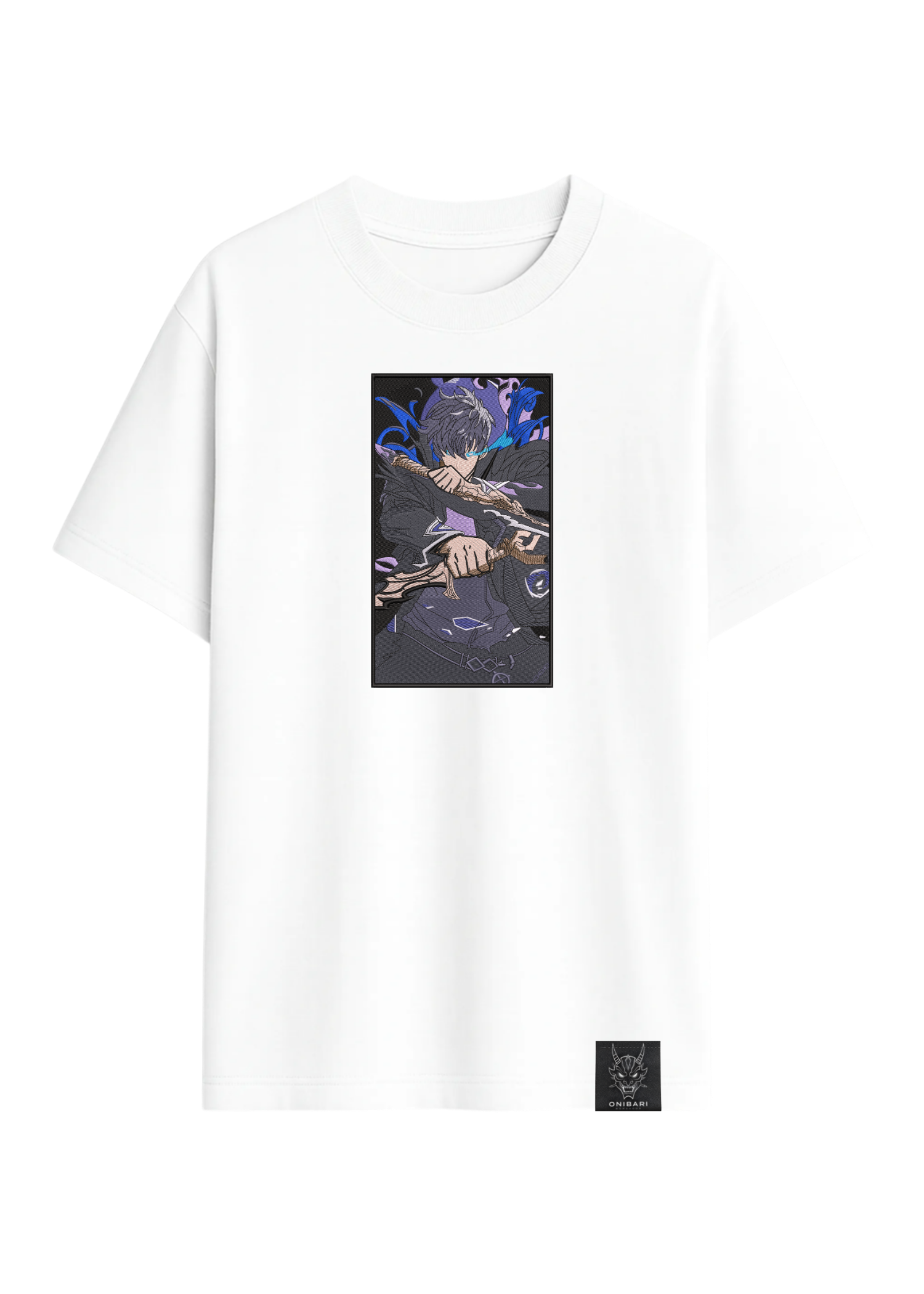 Camiseta Solo Leveling Sung Jin Woo Rectángulo