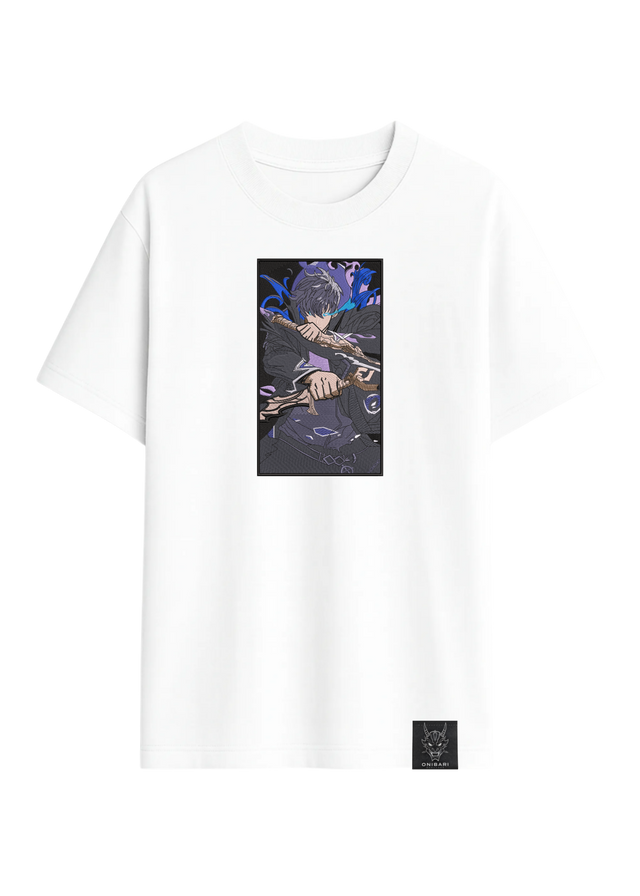 Camiseta Solo Leveling Sung Jin Woo Rectángulo