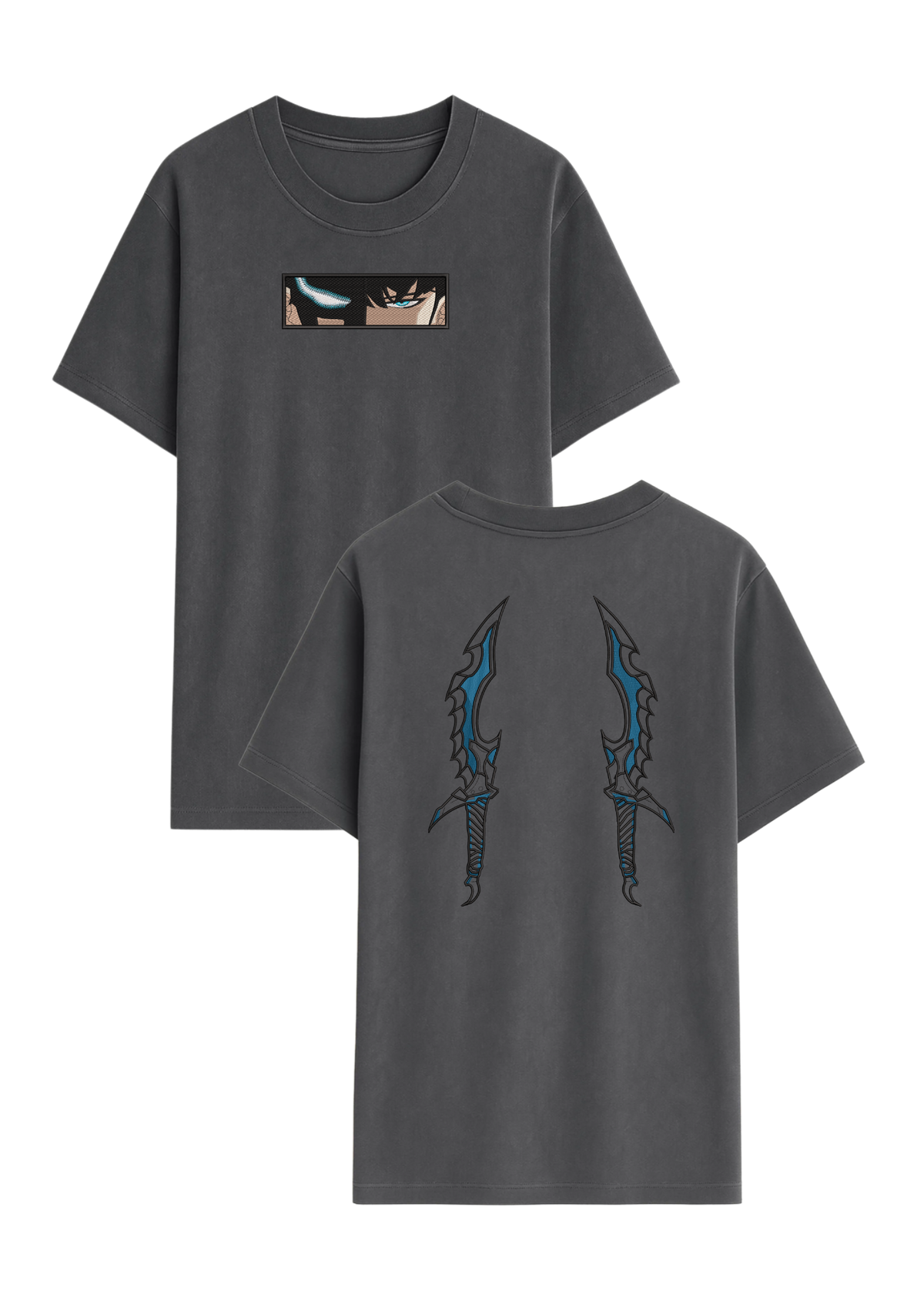 Camiseta Solo Leveling Sung Jin Woo Ojos Y Dagas