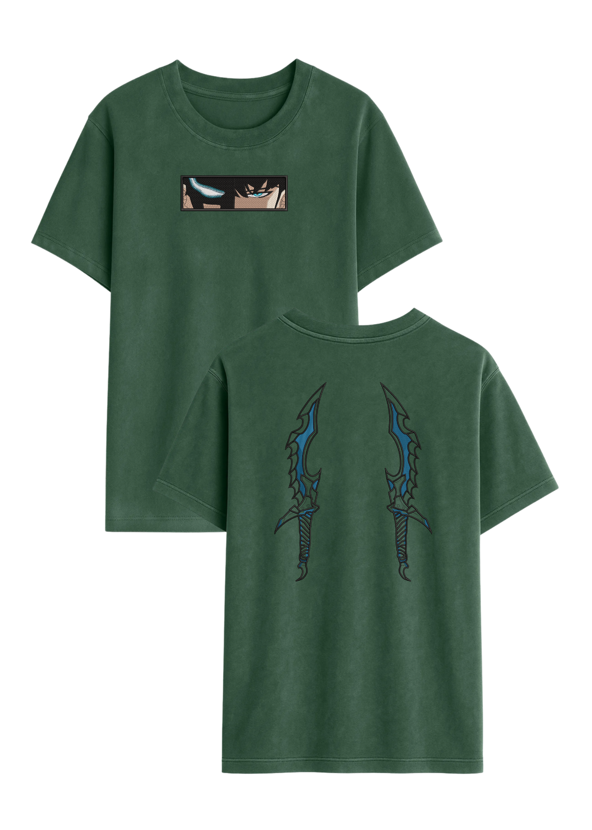 Camiseta Solo Leveling Sung Jin Woo Ojos Y Dagas