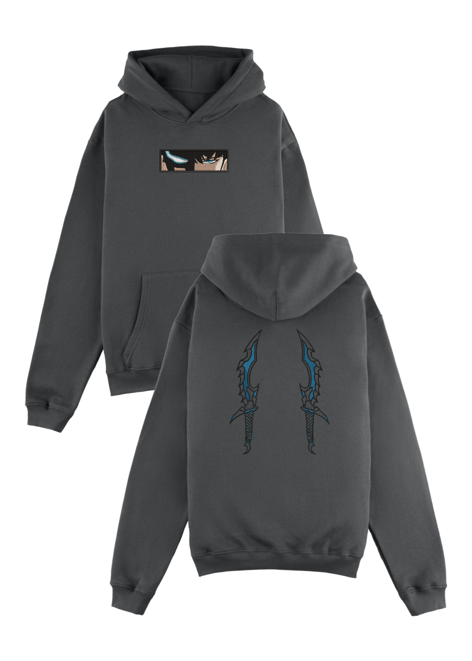 Hoodie Solo Leveling Sung Jin Woo Ojos Y Dagas