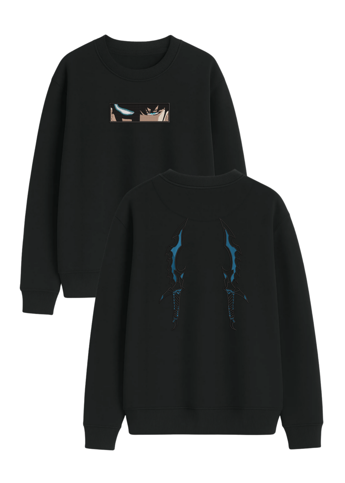 Crewneck Solo Leveling Sung Jin Woo Ojos Y Dagas