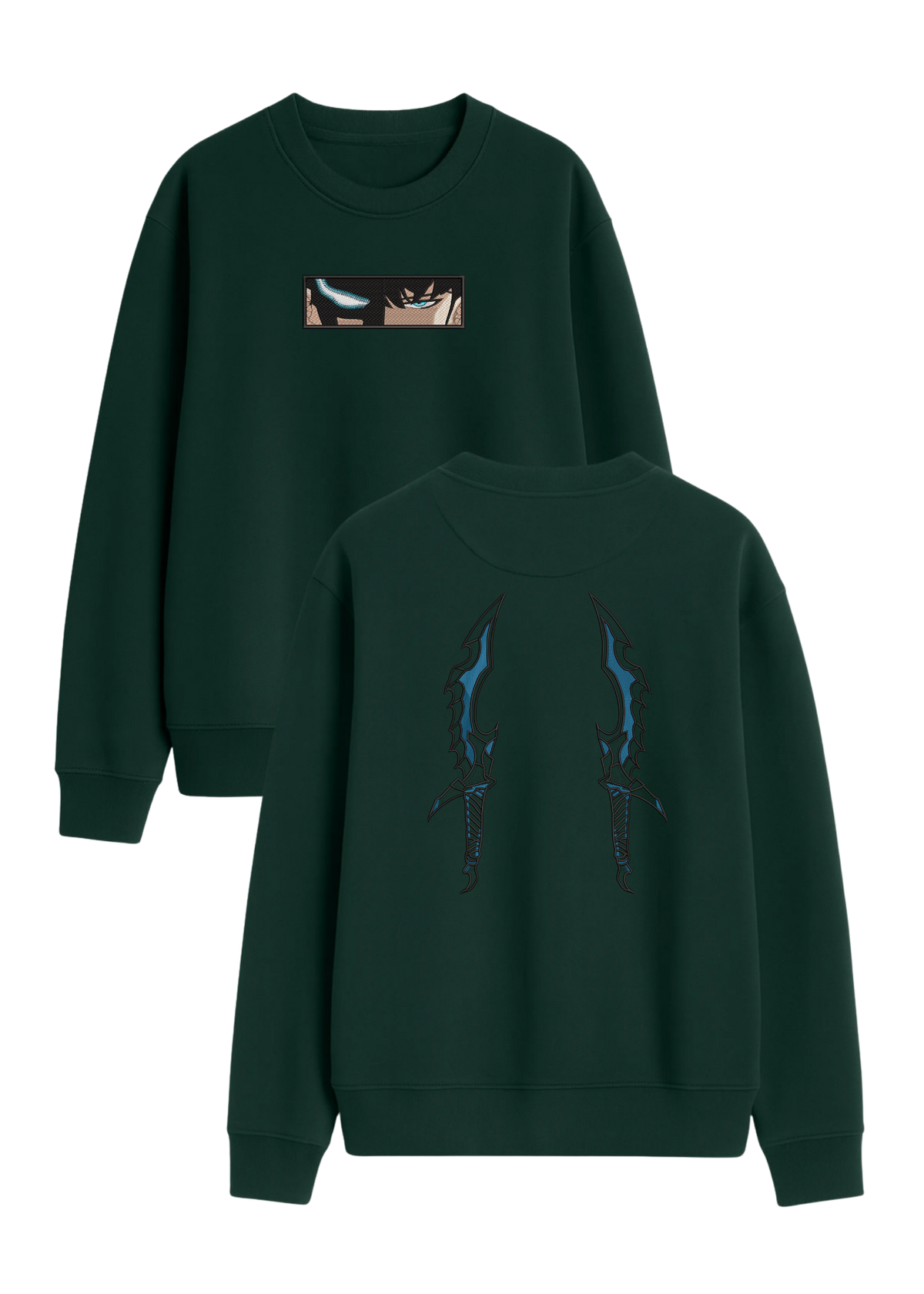 Crewneck Solo Leveling Sung Jin Woo Ojos Y Dagas