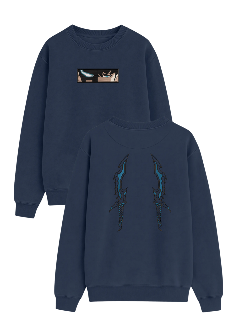 Crewneck Solo Leveling Sung Jin Woo Ojos Y Dagas