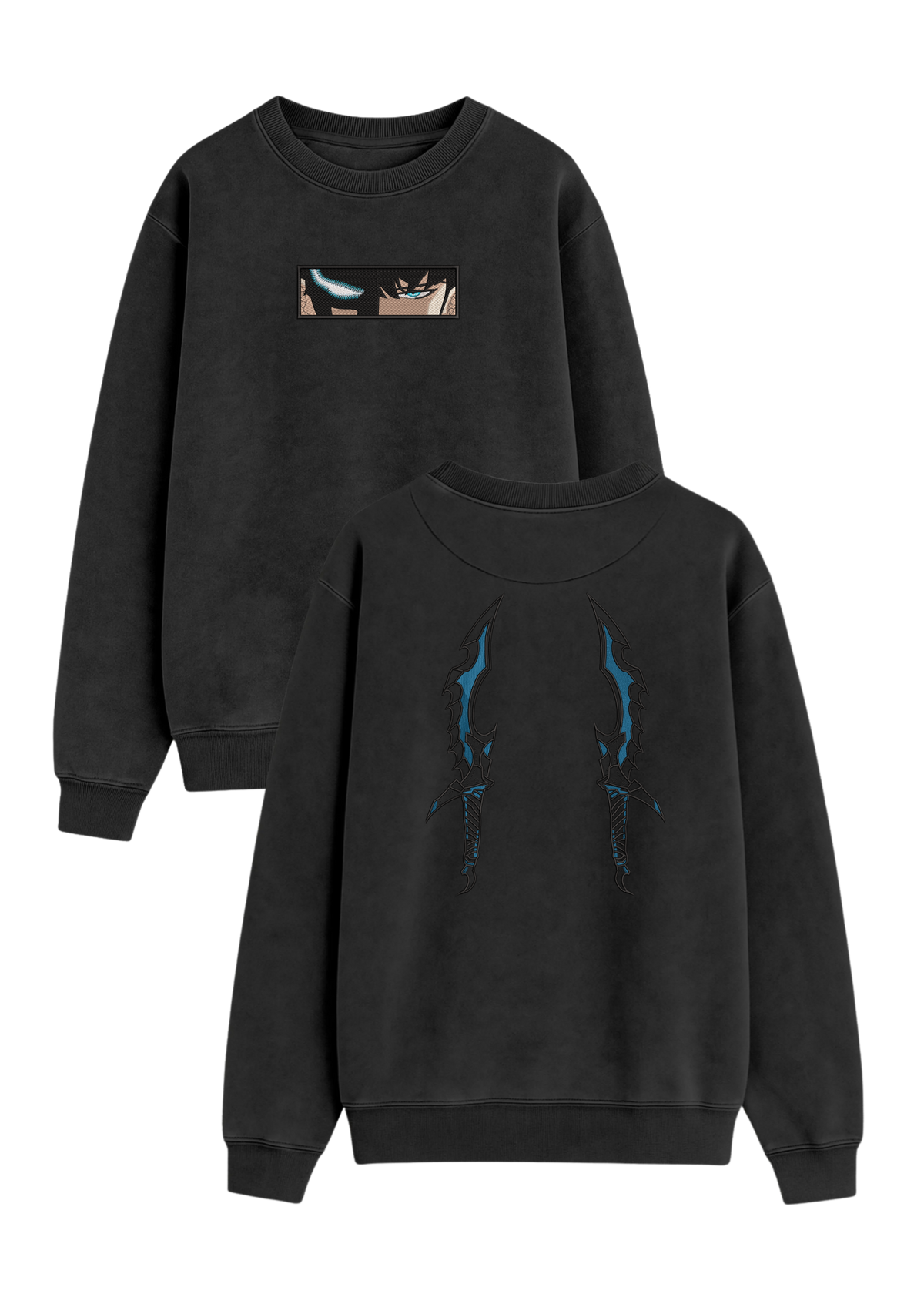 Crewneck Solo Leveling Sung Jin Woo Ojos Y Dagas
