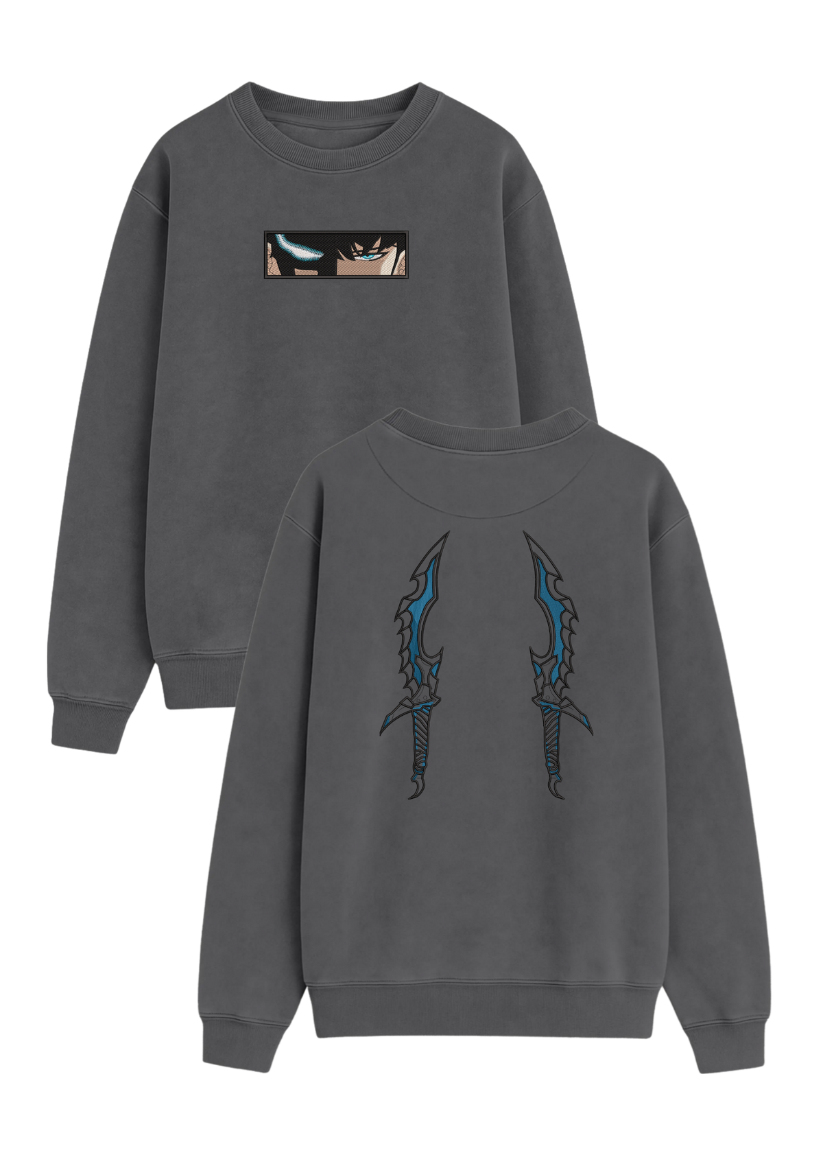 Crewneck Solo Leveling Sung Jin Woo Ojos Y Dagas