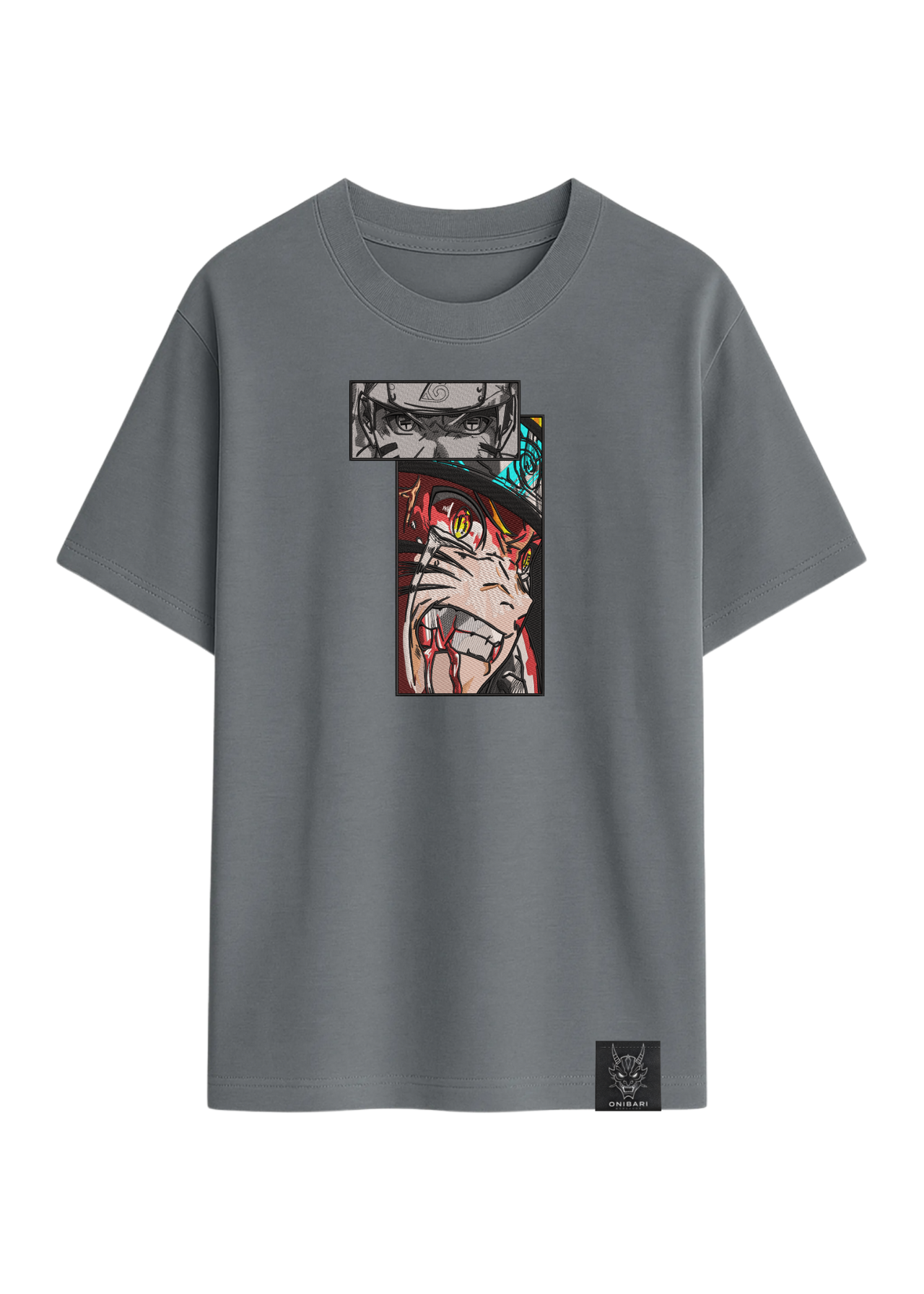 Camiseta Naruto Recuadros