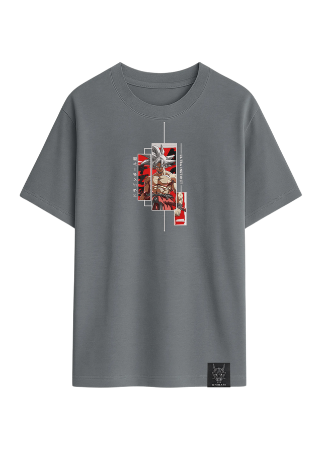 Camiseta Goku Ultra Instinto Recuadros