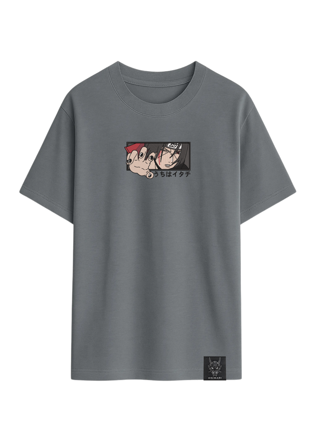 Camiseta Itachi Uchiha Amaterasu Recuadro
