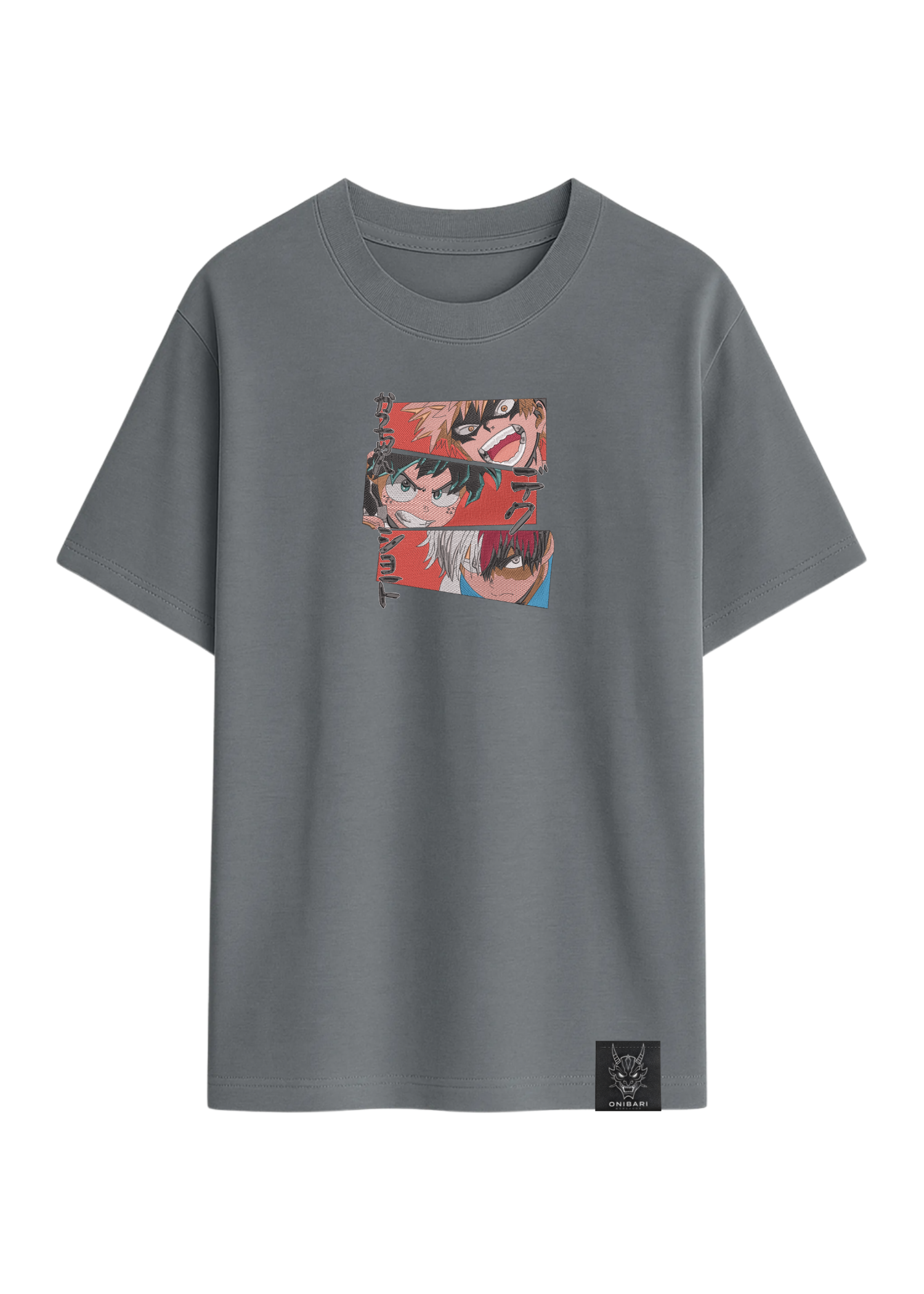 Camiseta Midoriya, Bakugo & Todoroki